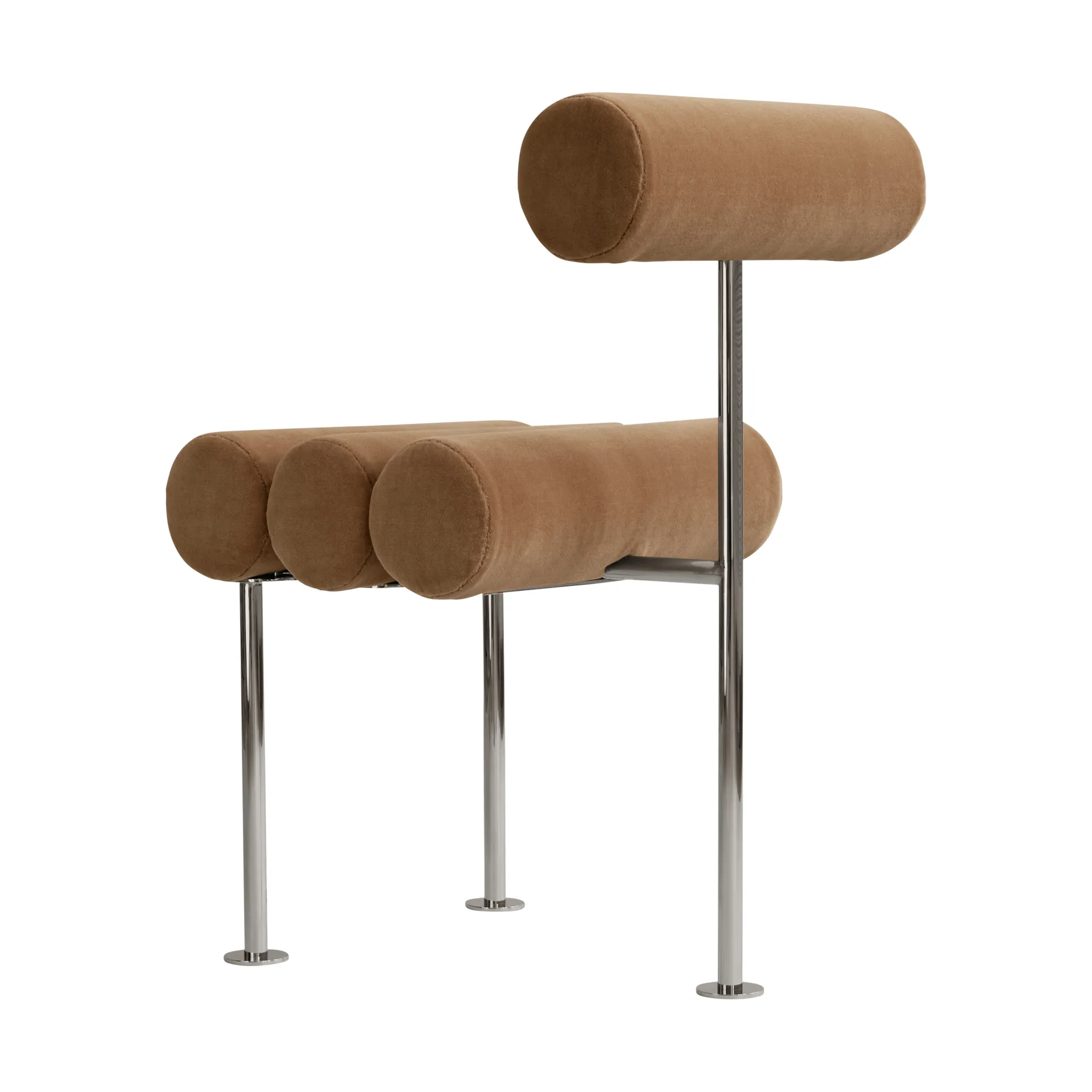 Hiro dining chair, Stainless steel-desert 101 Copenhagen