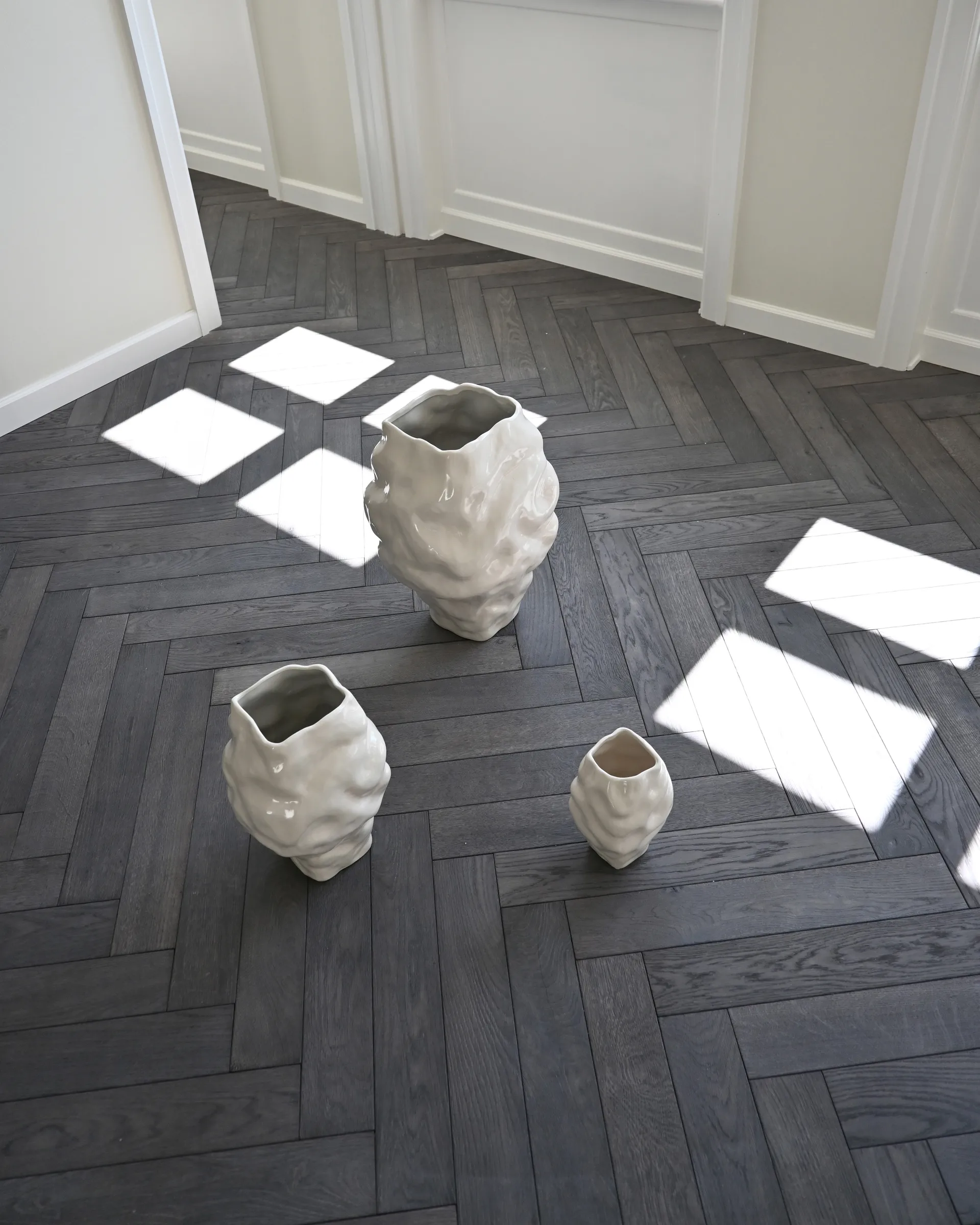 Katachi vas mini, High glaze birch 101 Copenhagen