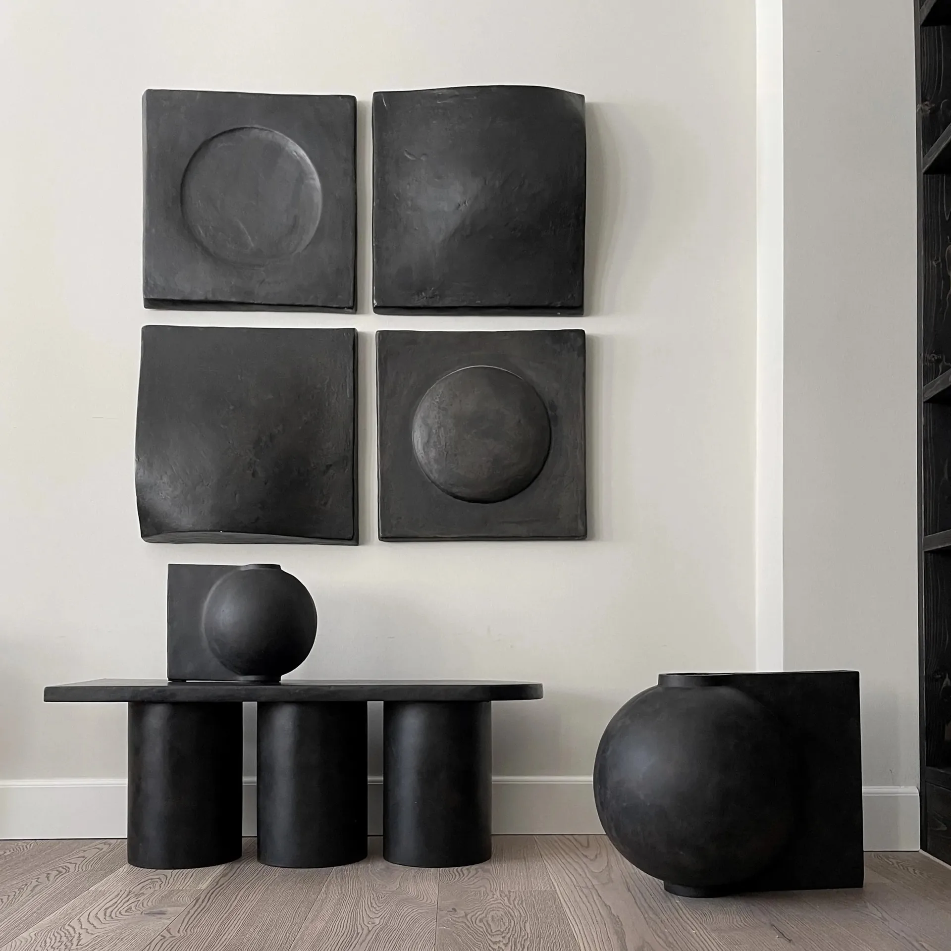 Sculpt Art Shield väggdekoration 58x58 cm, Coffee 101 Copenhagen