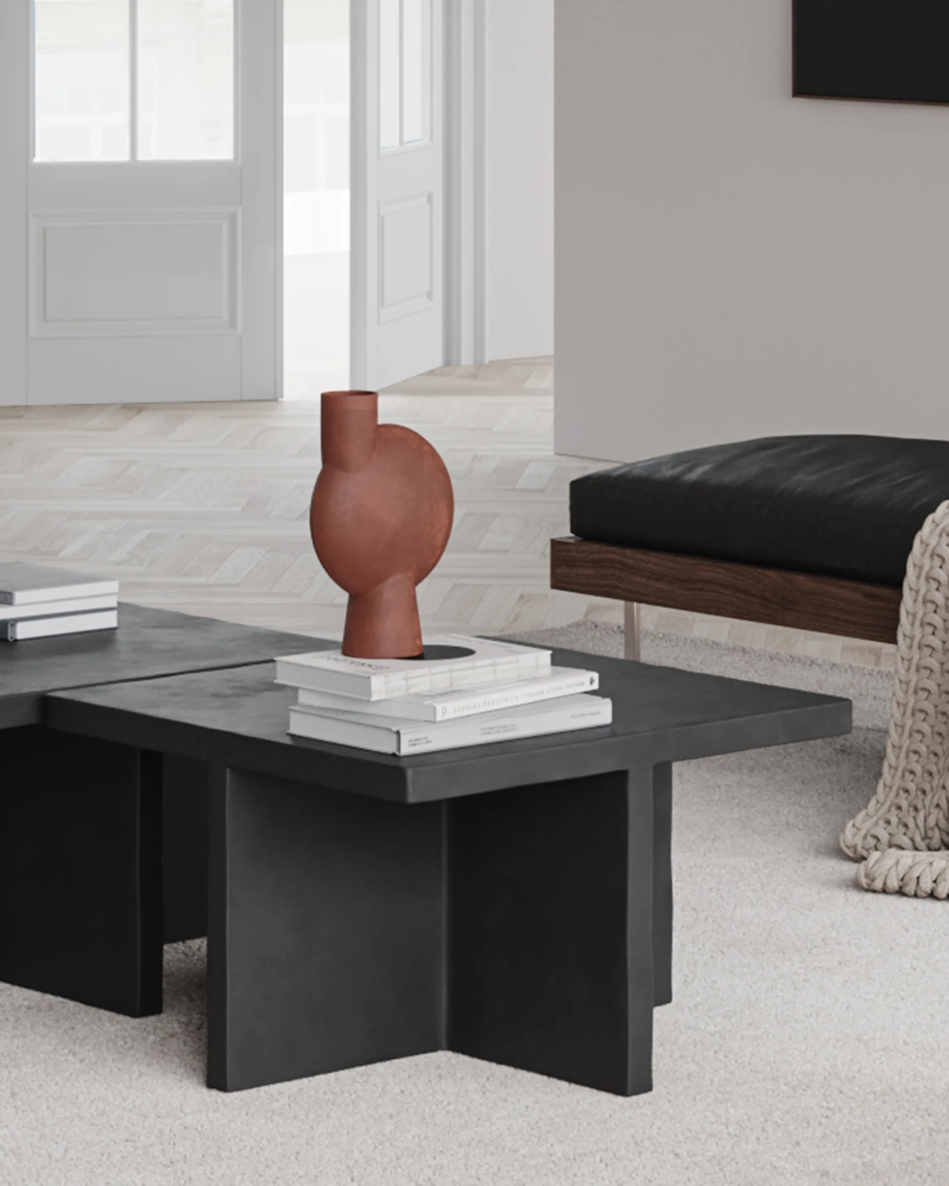 Sphere Bubl vas Midi, Terrakotta 101 Copenhagen