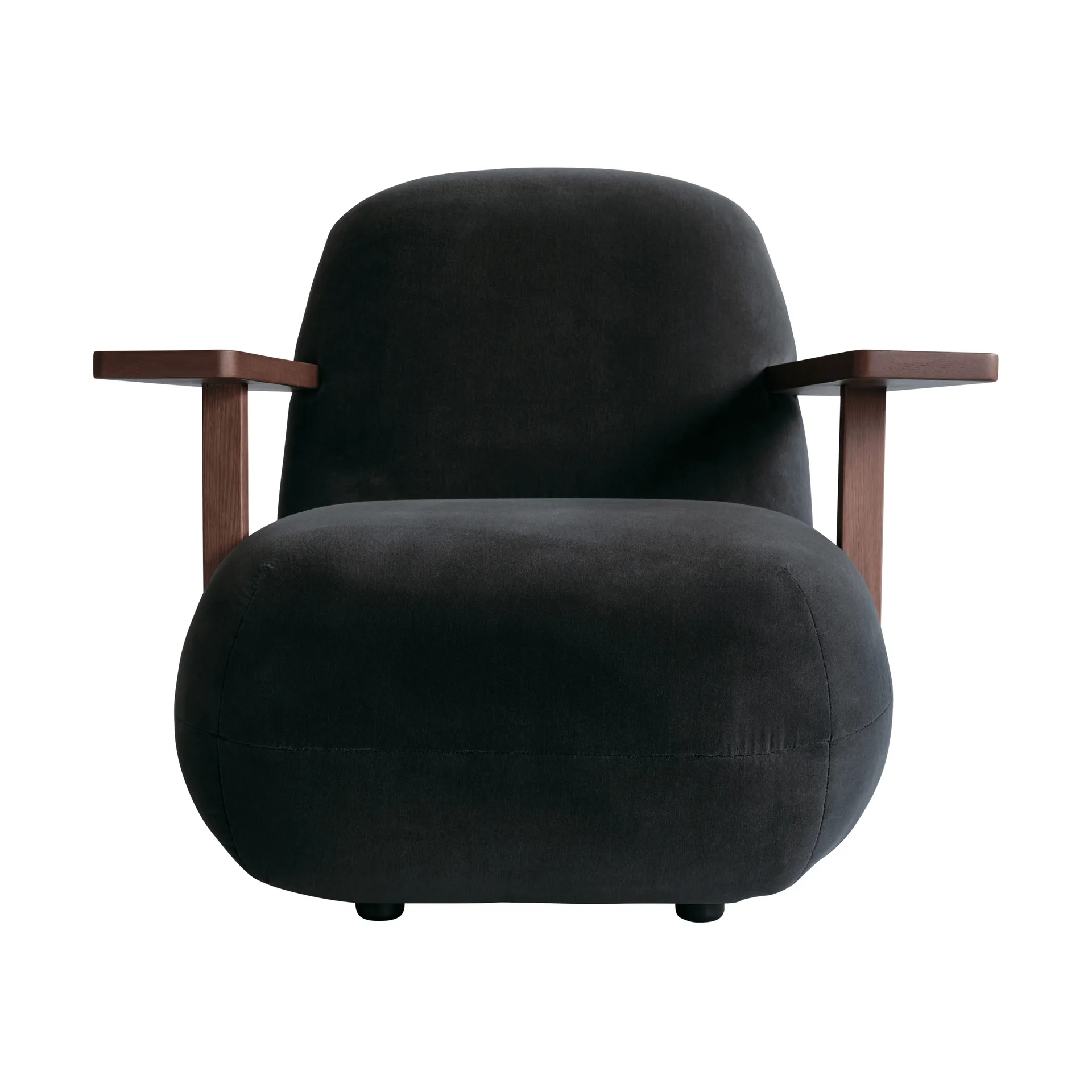 Toe chair fåtölj med armstöd, Classic brown oak-peat 101 Copenhagen
