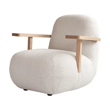 Toe chair fåtölj med armstöd - Natural oak-off white - 101 Copenhagen