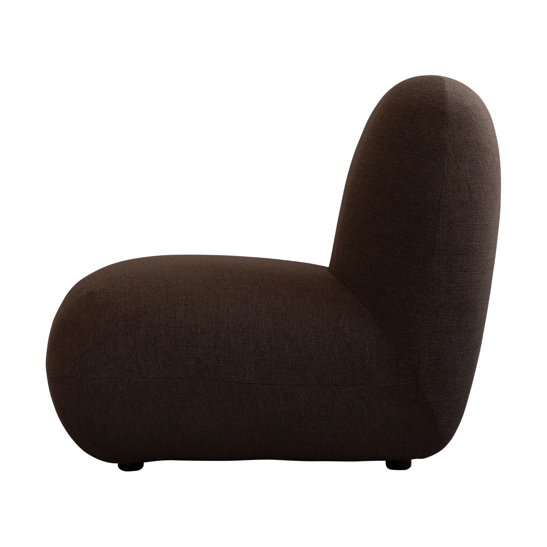 Toe Chair Flat fåtölj 92x75 cm, Dark brown 101 Copenhagen