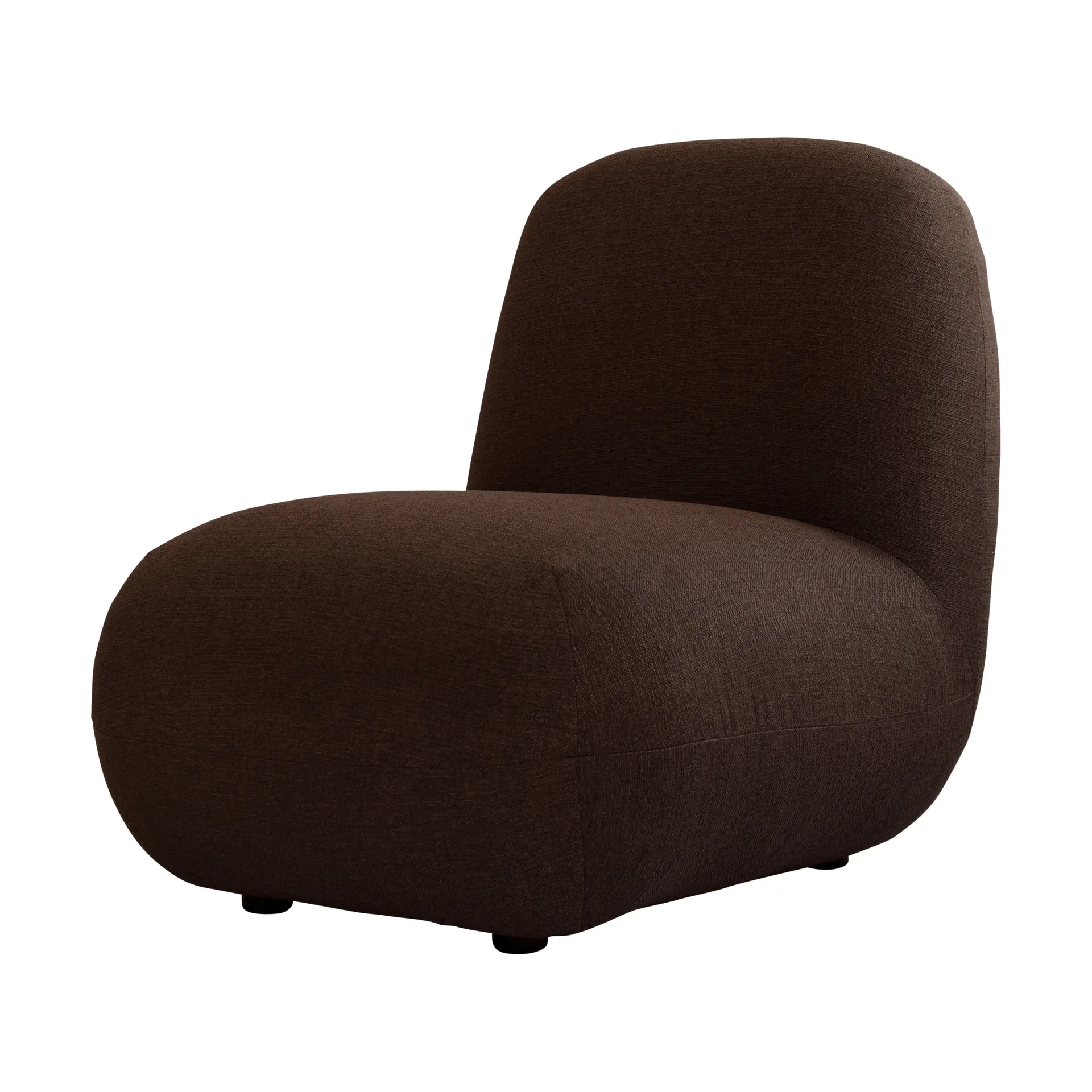 Toe Chair Flat fåtölj 92x75 cm, Dark brown 101 Copenhagen