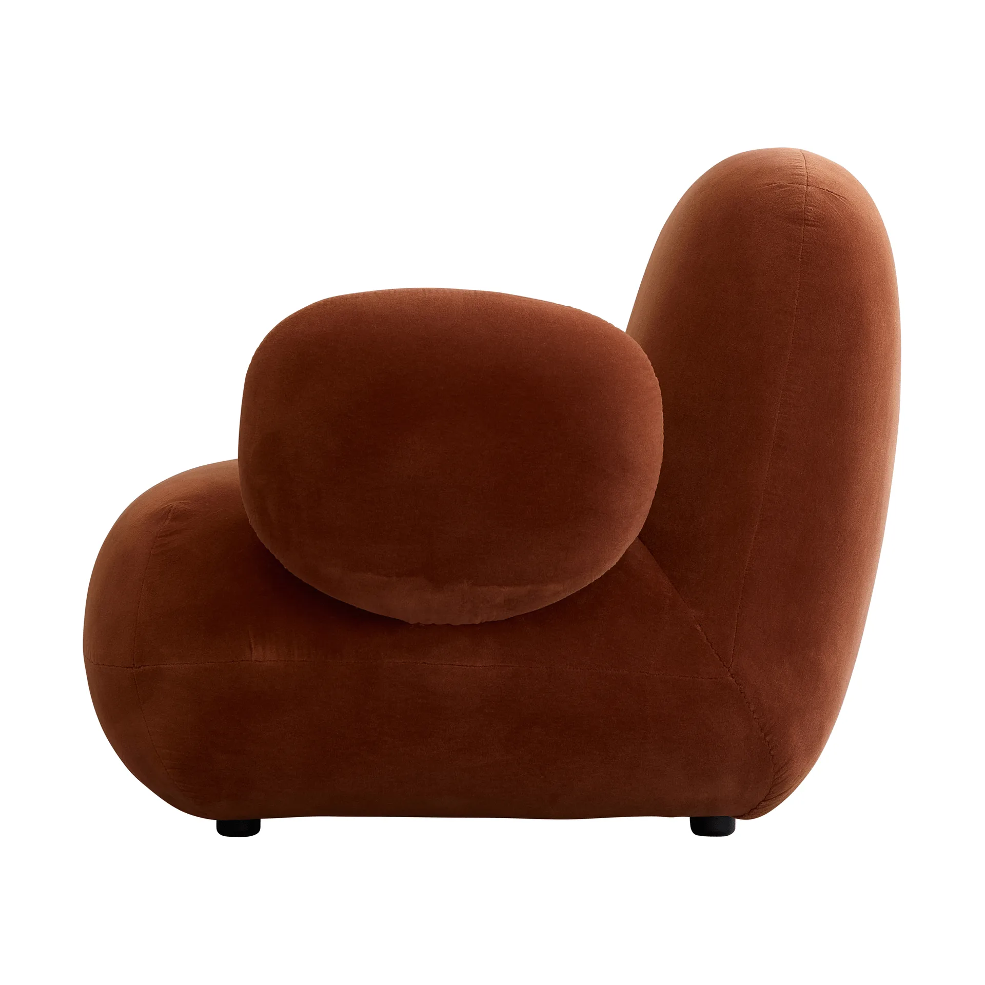 Toe Chair Flat fåtölj 92x75 cm, Rust 101 Copenhagen