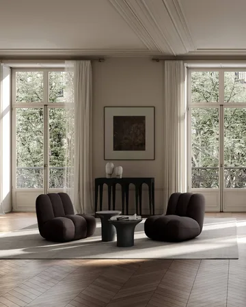 Toe loungefåtölj - Dark brown - 101 Copenhagen