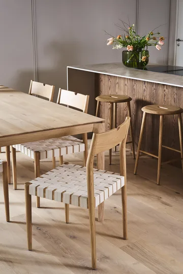 Ekeryd matstol - Webbing-laquered oak - 1898