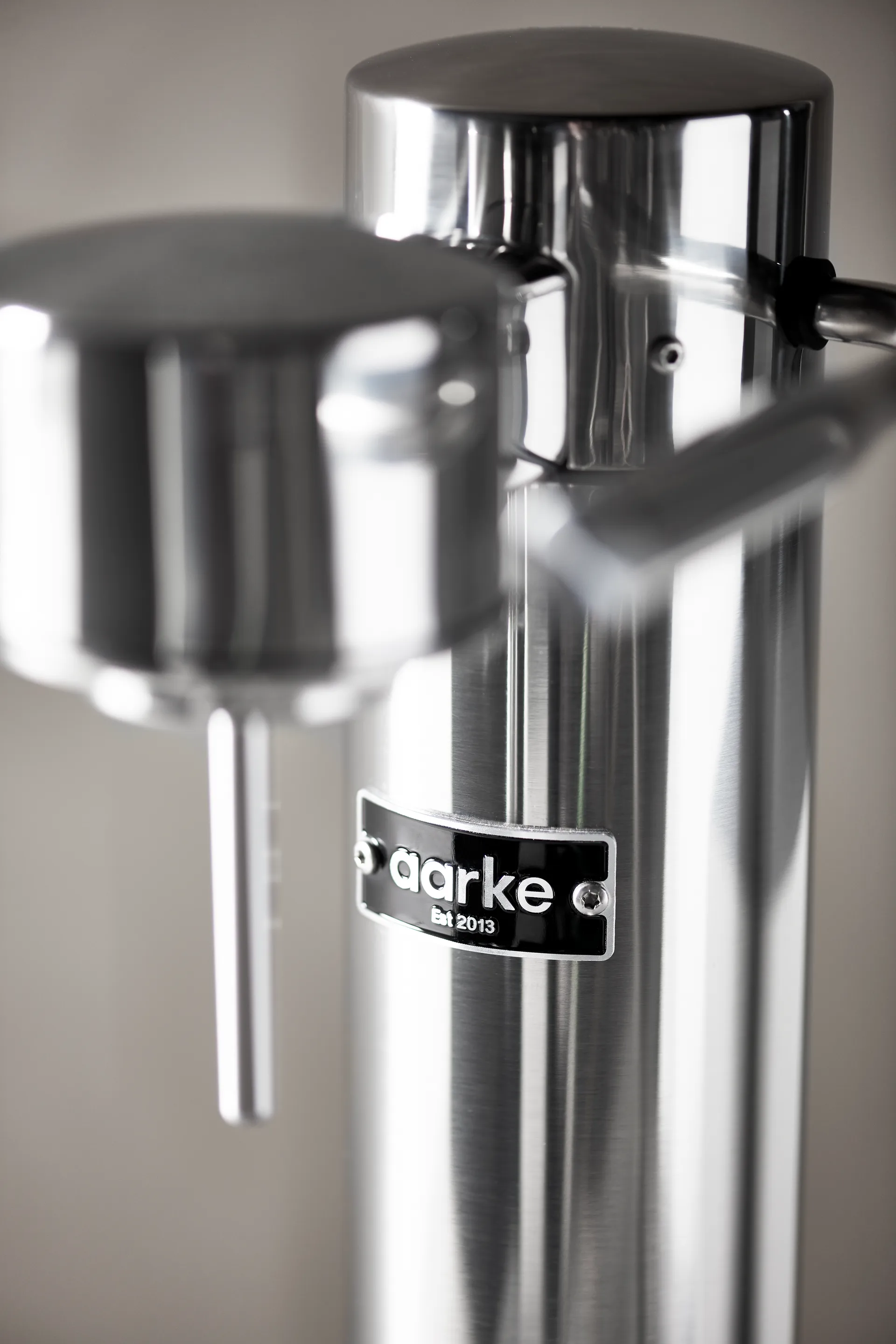 Carbonator 3 kolsyremaskin, Polerat stål Aarke