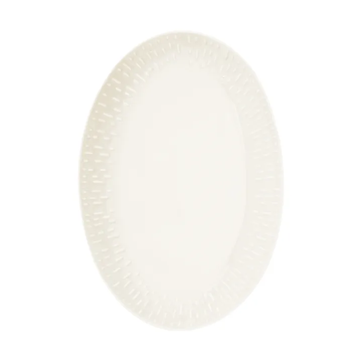 Confetti ovalt fat - Vanilla, 25,5x36 cm - Aida