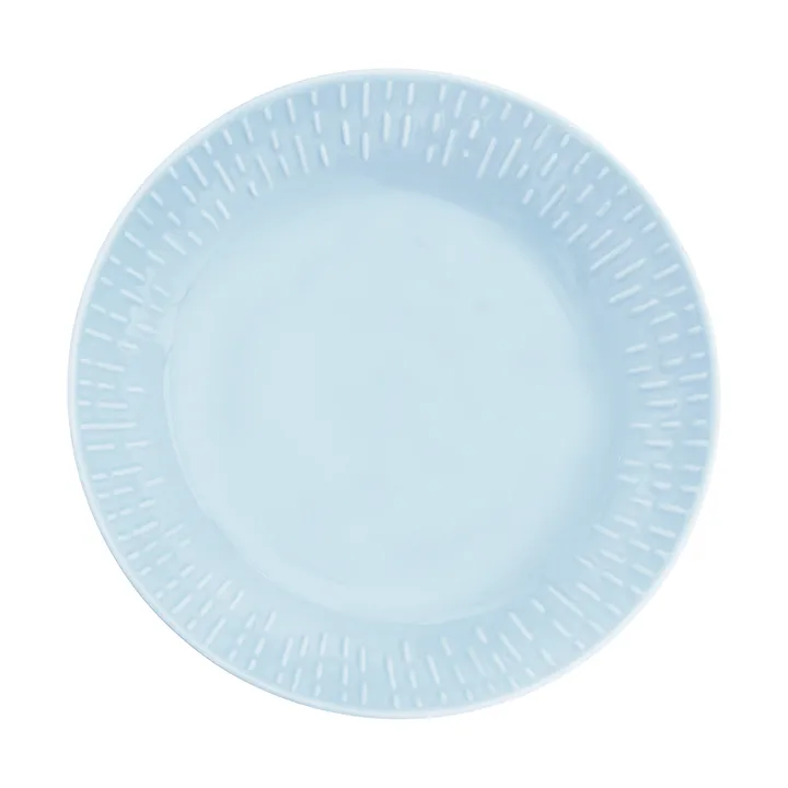 Confetti pastatallrik - Aqua, Ø23 cm - Aida