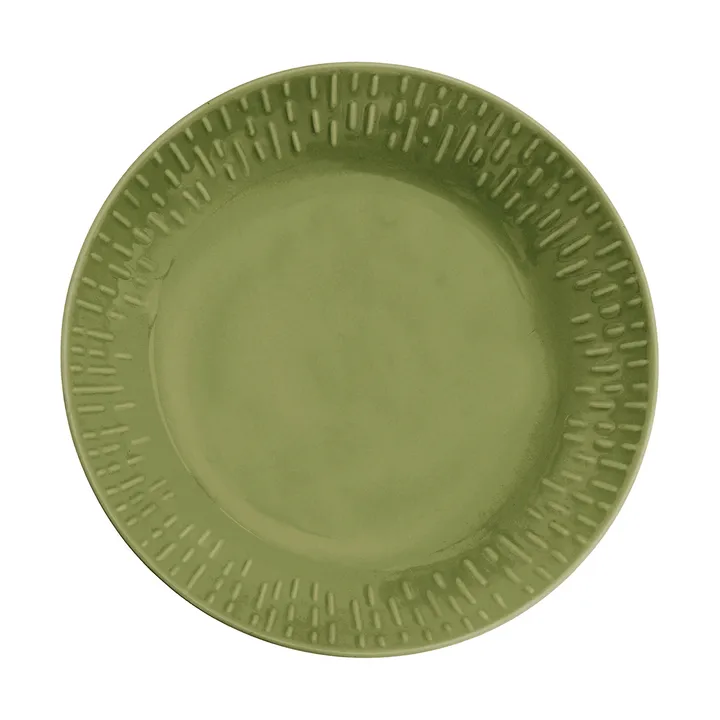 Confetti pastatallrik - Olive, Ø23 cm - Aida