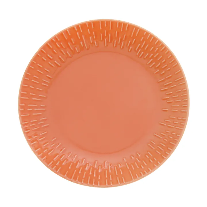 Confetti tallrik - Apricot, Ø21 cm - Aida