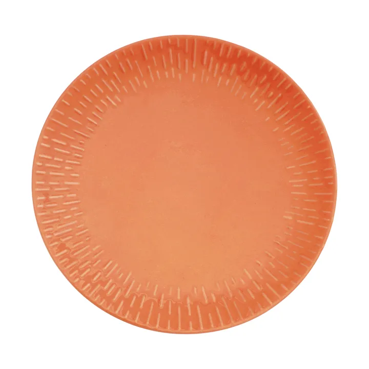 Confetti tallrik - Apricot, Ø27,5 cm - Aida