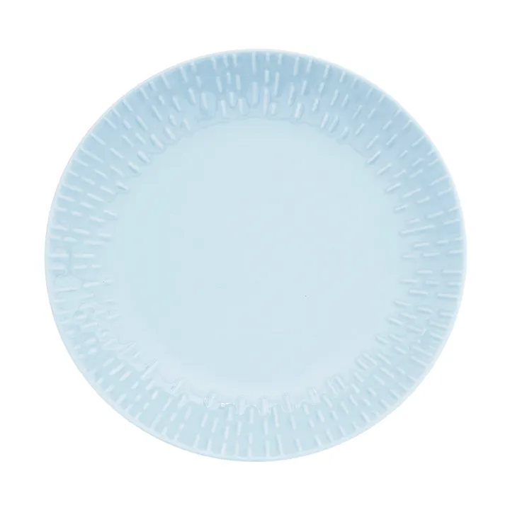 Confetti tallrik - Aqua, Ø21 cm - Aida