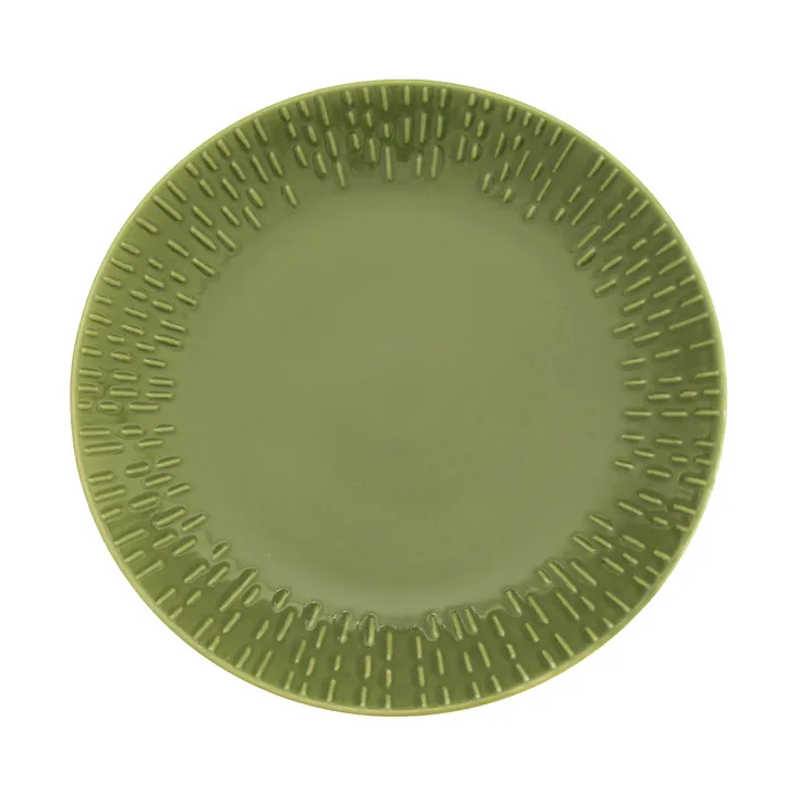 Confetti tallrik - Olive, Ø21 cm - Aida