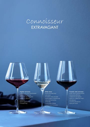 Connoisseur Extravagant vitvinsglas 40,5 cl 4-pack - Clear - Aida