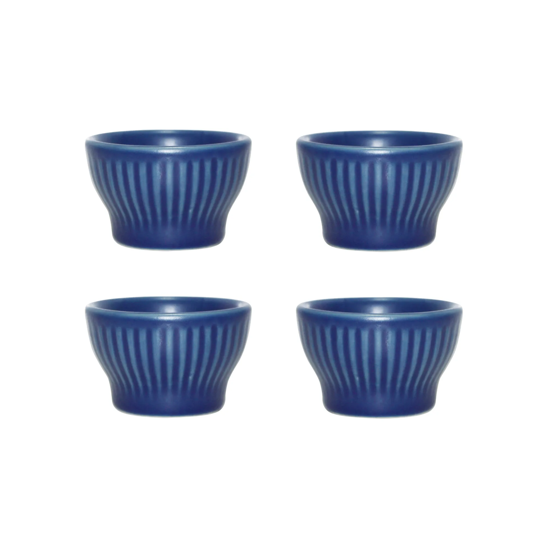 Groovy äggkopp 4-pack, Blue stoneware Aida