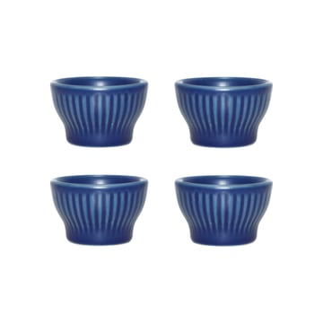 Läs mer om Aida Groovy äggkopp 4-pack Blue stoneware