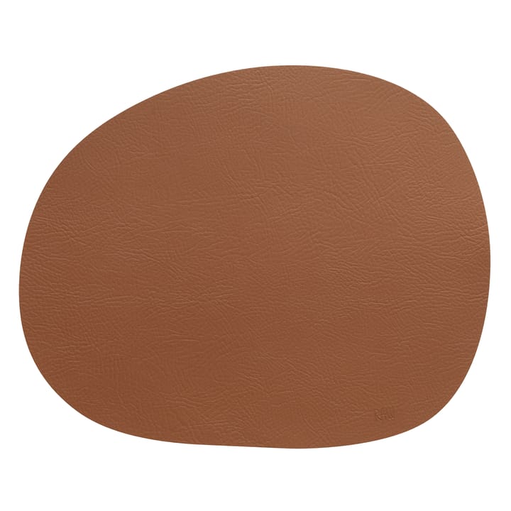 Raw bordstablett läder, Cinnamon brown buffalo Aida