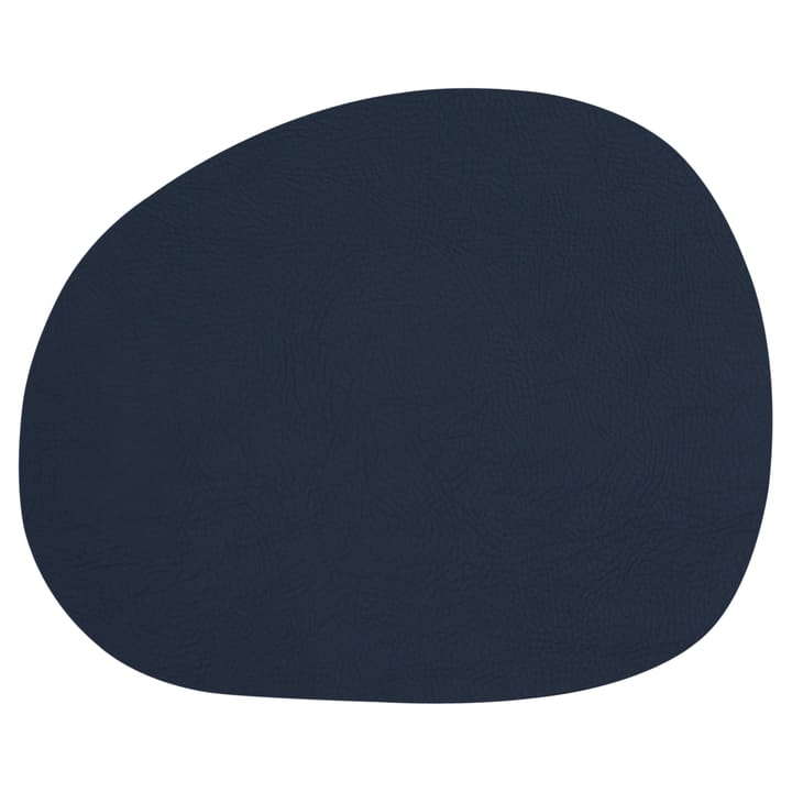 Raw bordstablett läder, Dark blue buffalo (mörkblå) Aida