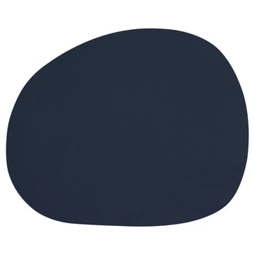 Aida Raw bordstablett läder Dark blue buffalo (mörkblå)
