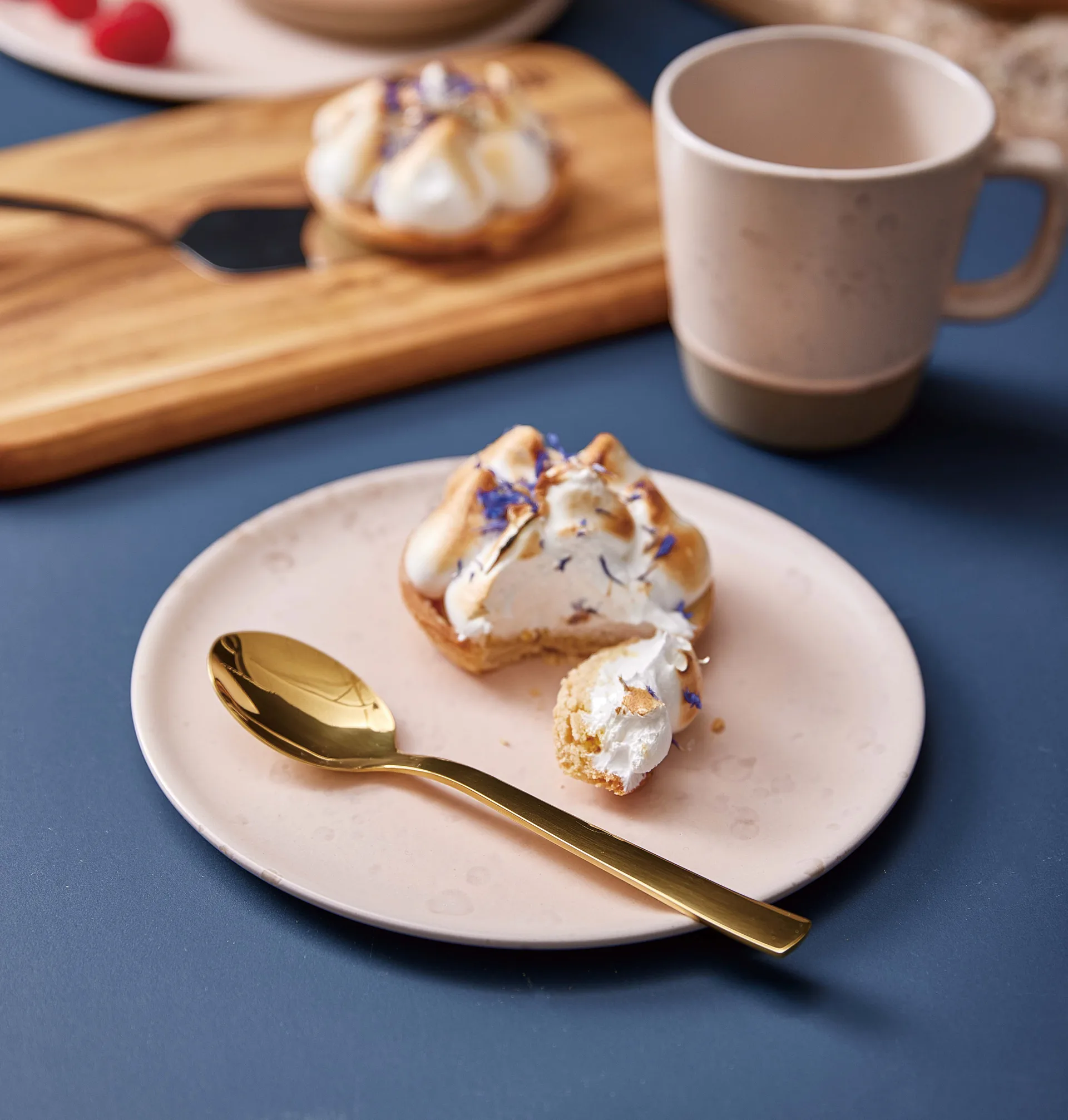 Raw dessertsked 4-pack, Guld Aida