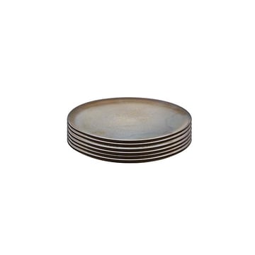 Läs mer om Aida Raw desserttallrik Ø20 cm 6-pack Brown