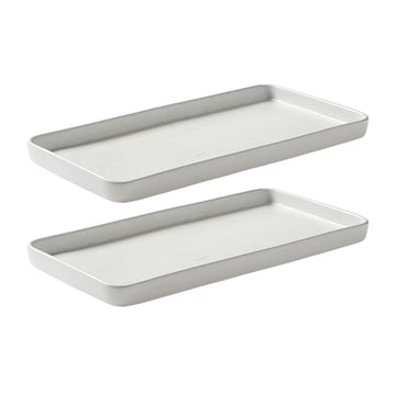 Läs mer om Aida Raw fat 18x34 cm 2-pack Arctic white