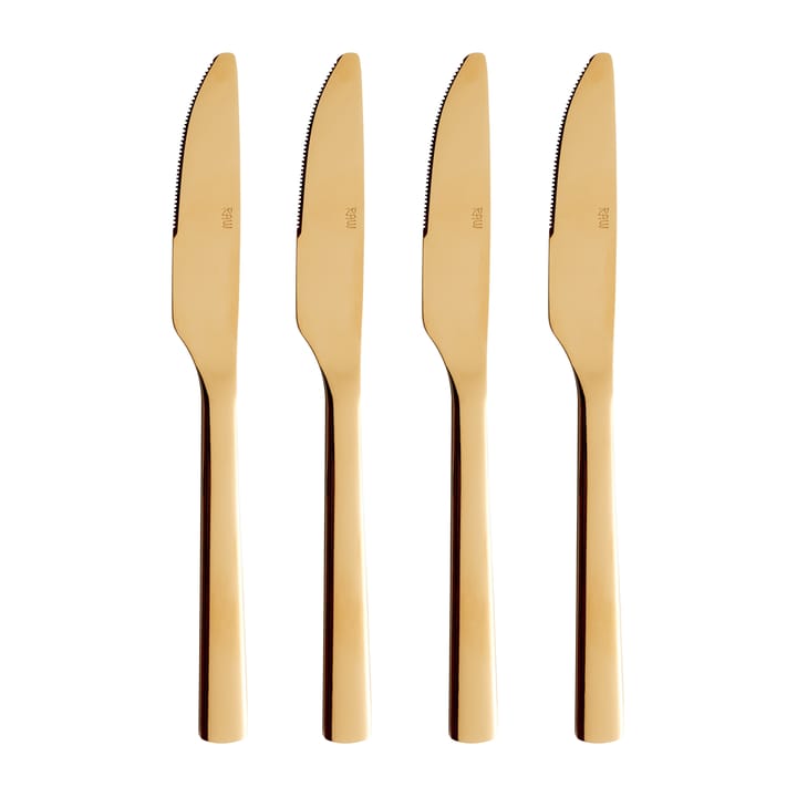 Raw matkniv 4-pack, Guld Aida