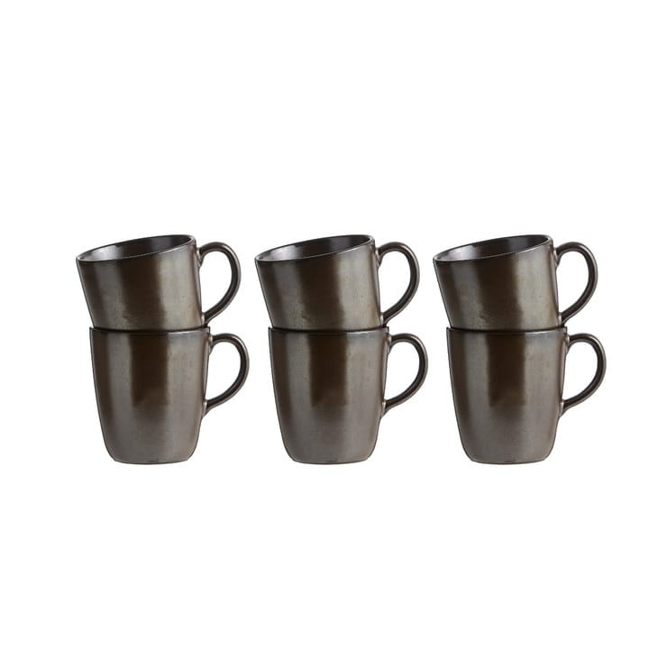 Raw mugg med öra 30 cl 6-pack, Brown Aida