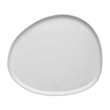 Läs mer om Aida Raw Organic tallrik 29x25 cm Arctic White