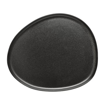Läs mer om Aida Raw Organic tallrik 29x25 cm Titanium Black