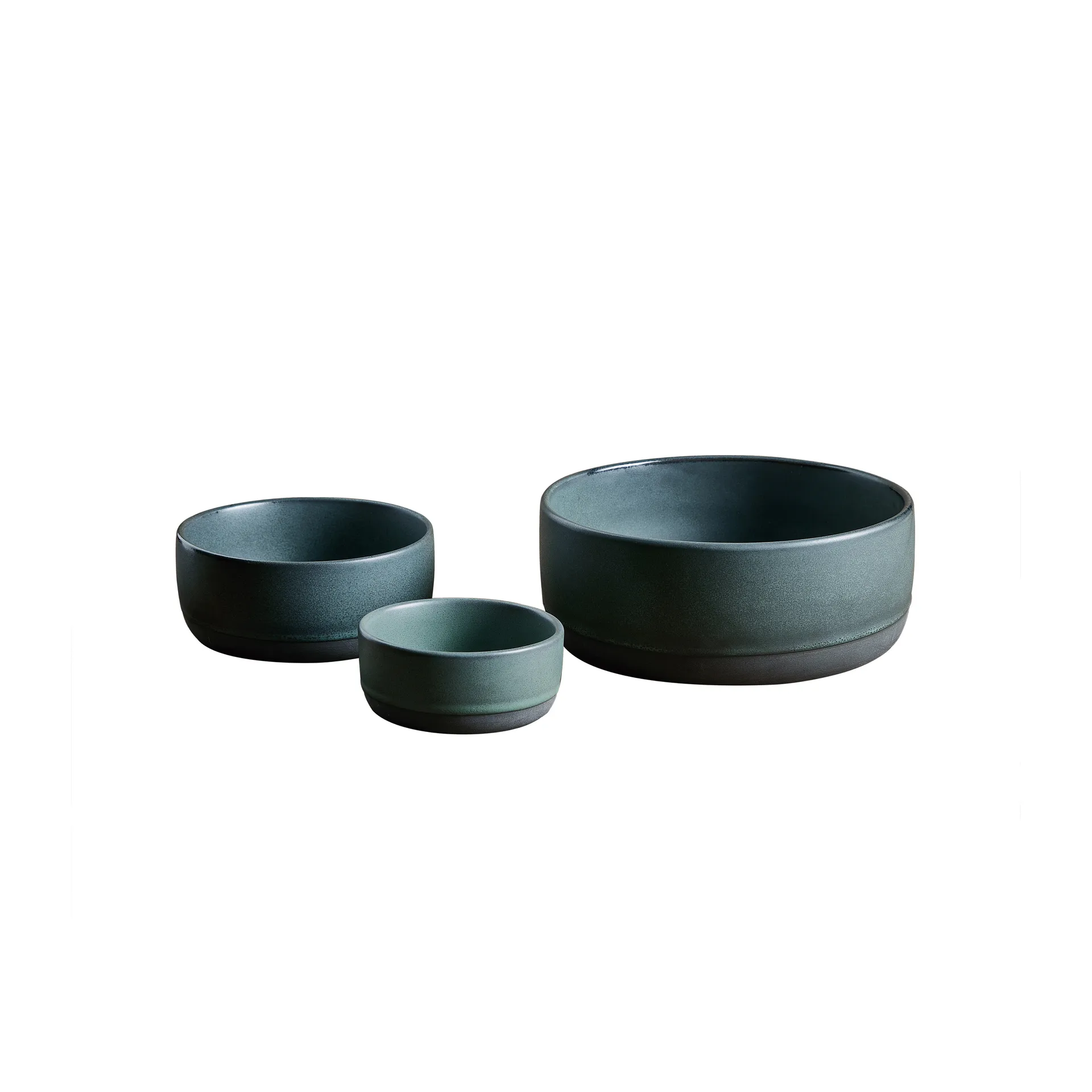 Raw skål 3 delar, Northern green Aida