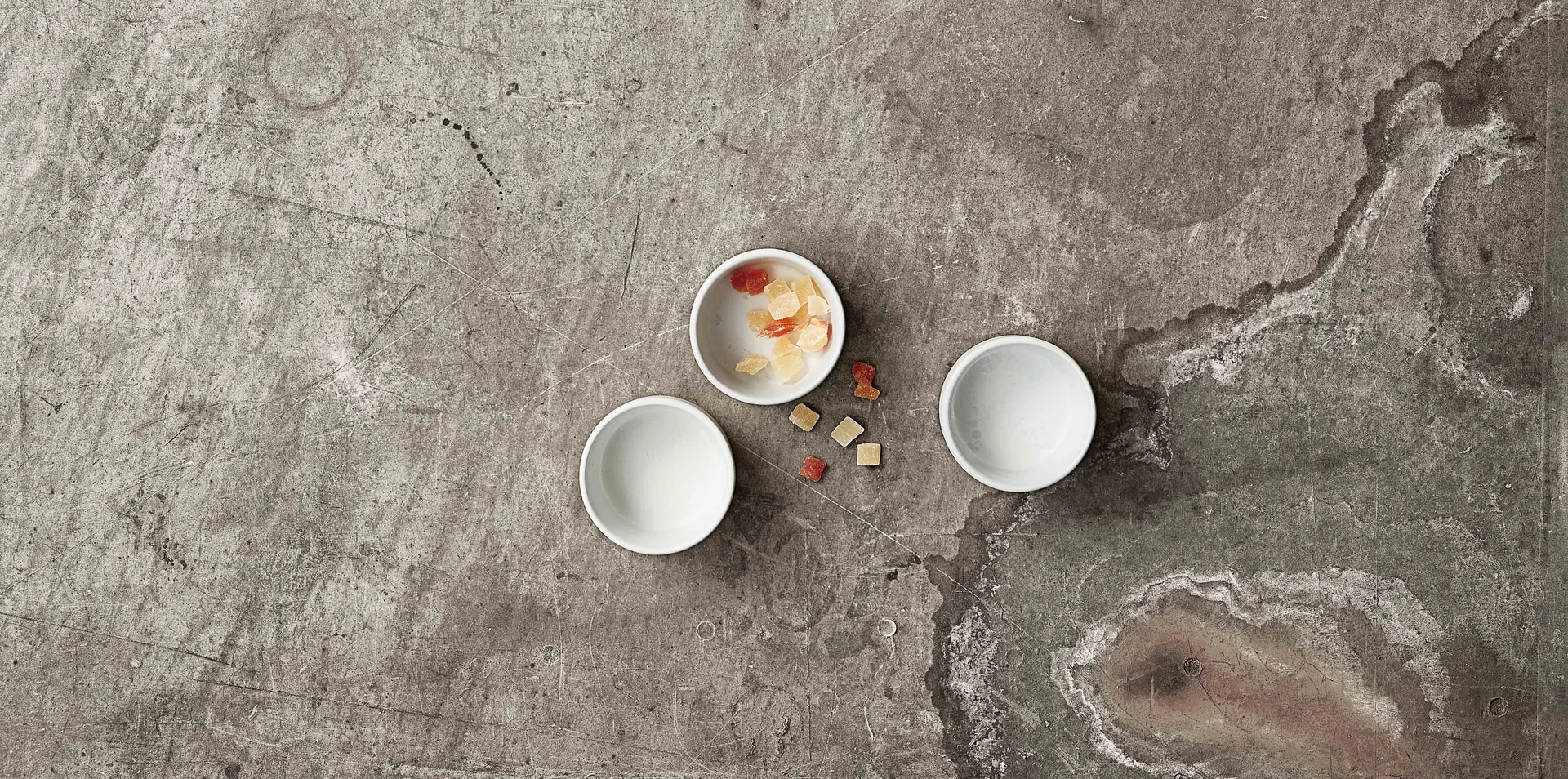 Raw skål mini Ø7,5 cm 3-pack, Arctic white Aida