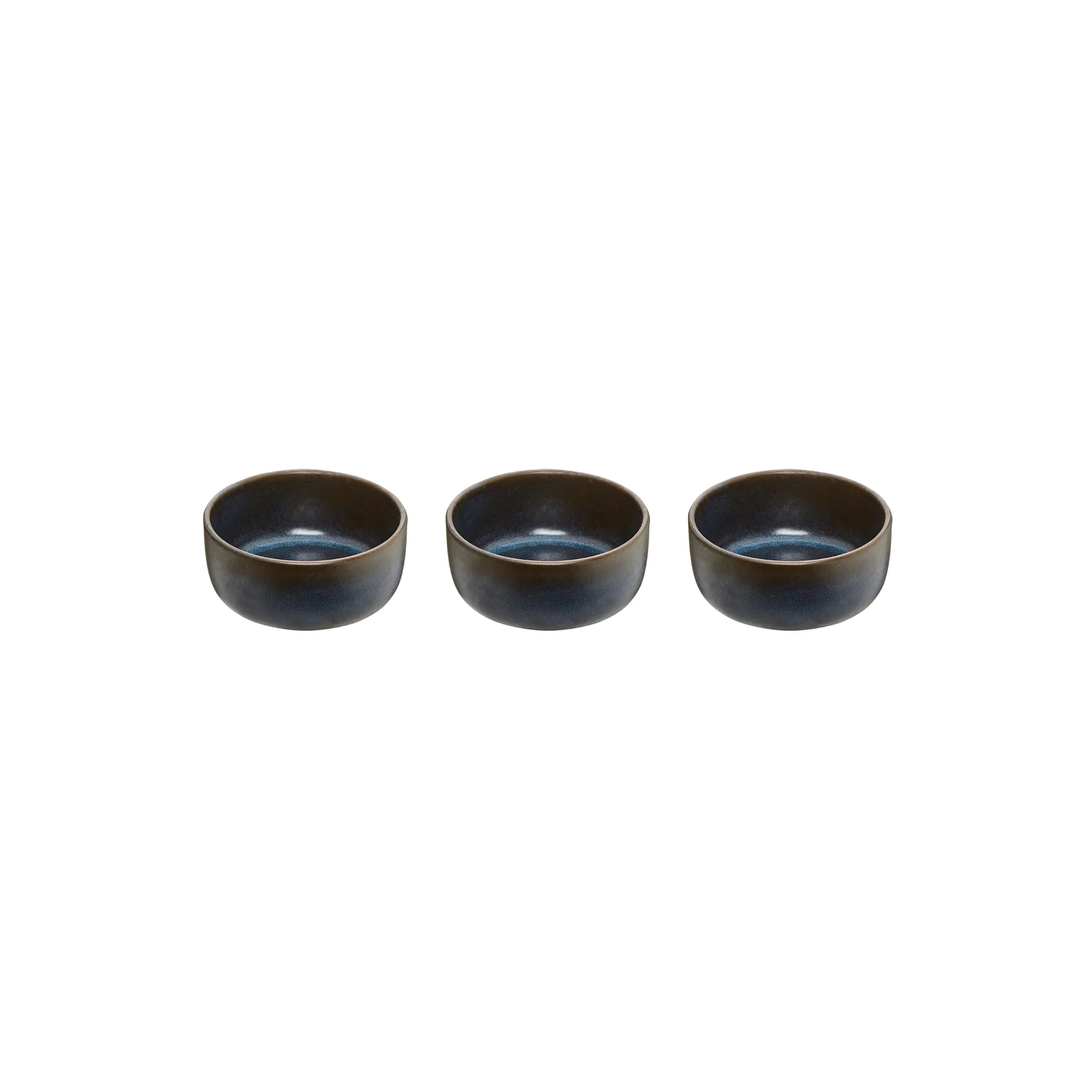 Raw skål mini Ø7,5 cm 3-pack, Midnight blue Aida