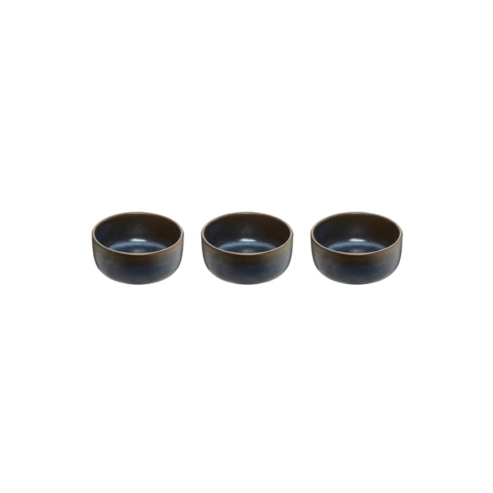 Raw skål mini Ø7,5 cm 3-pack, Midnight blue Aida