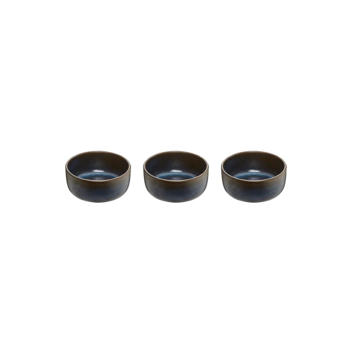 Raw skål mini Ø7,5 cm 3-pack, Midnight blue Aida