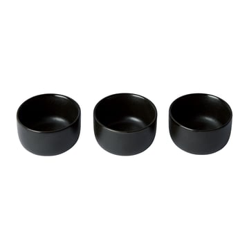 Läs mer om Aida Raw skål mini Ø7,5 cm 3-pack Titanium Black
