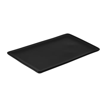 Läs mer om Aida Raw tallrik 31,5x20 cm Titanium black