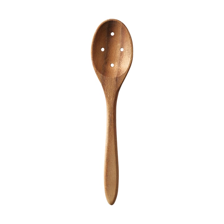 Raw teak olivsked 18 cm, Brun Aida