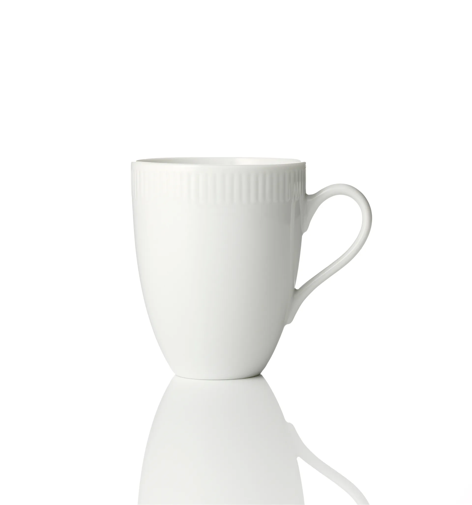 Relief mugg 4-pack, Vit Aida