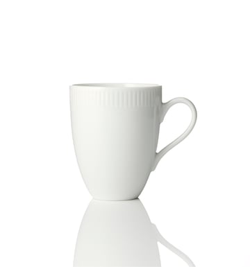 Läs mer om Aida Relief mugg 4-pack Vit