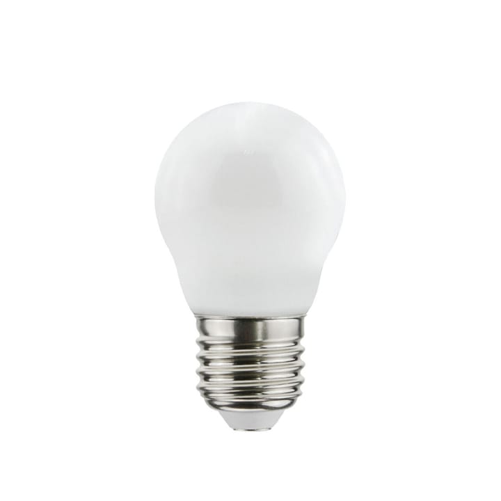 Airam Filament LED dim to warm-klot E27 ljuskälla, opal, p45 e27, 5w Airam