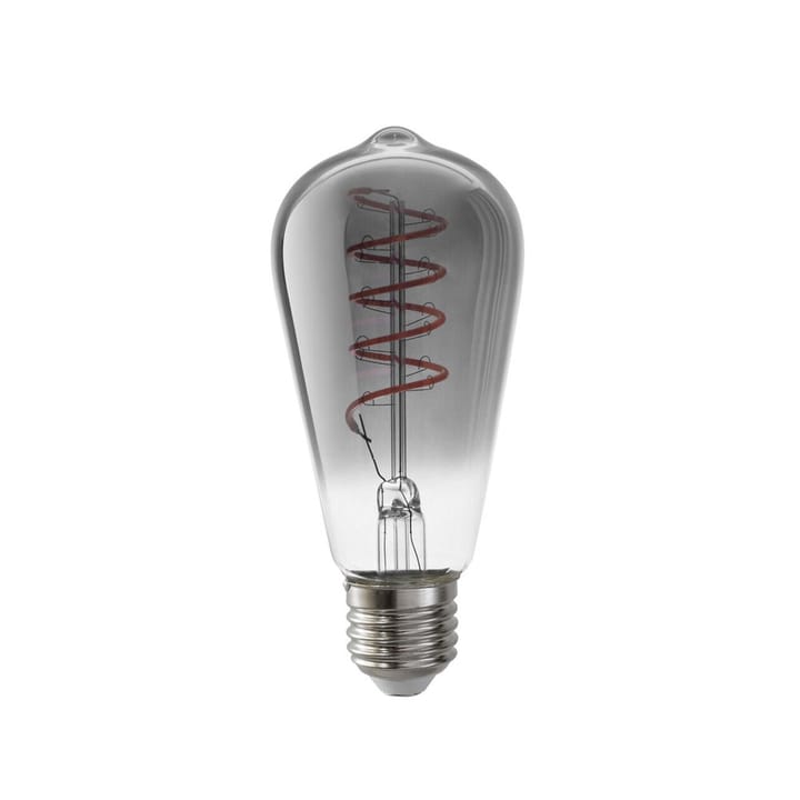 Airam Filament LED-Edison ljuskälla, smoke, dimbar, spiral e27, 5w Airam