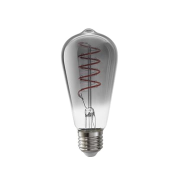 Airam Airam Filament LED-Edison ljuskälla smoke dimbar spiral e27 5w