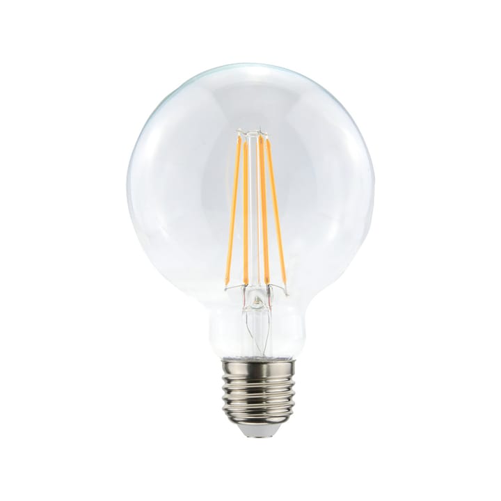 Airam Filament LED-glob 95mm ljuskälla, Klar-dimbar-4-filament e27-5w Airam
