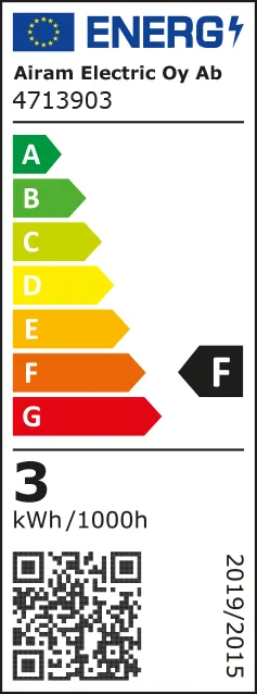 Airam LED ljuskälla G9 - klar, dimbar, 2700K 300lm 3W - Airam