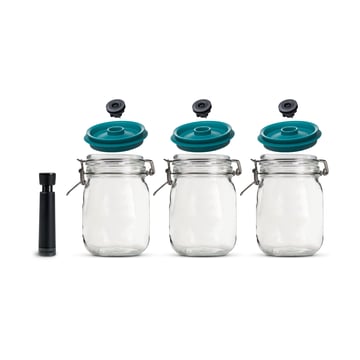 Läs mer om Airtender Airtender vakuumförslutare burkar 3-pack 1,5L