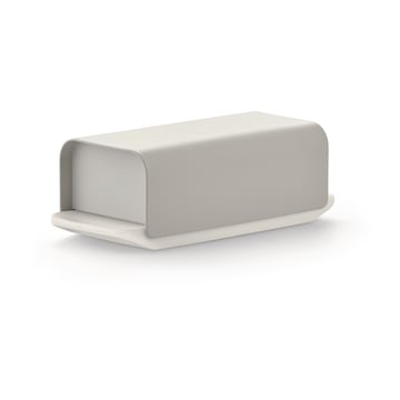 Läs mer om Alessi Mattina smörask 9,5x21 cm Varm grå-rostfritt stål