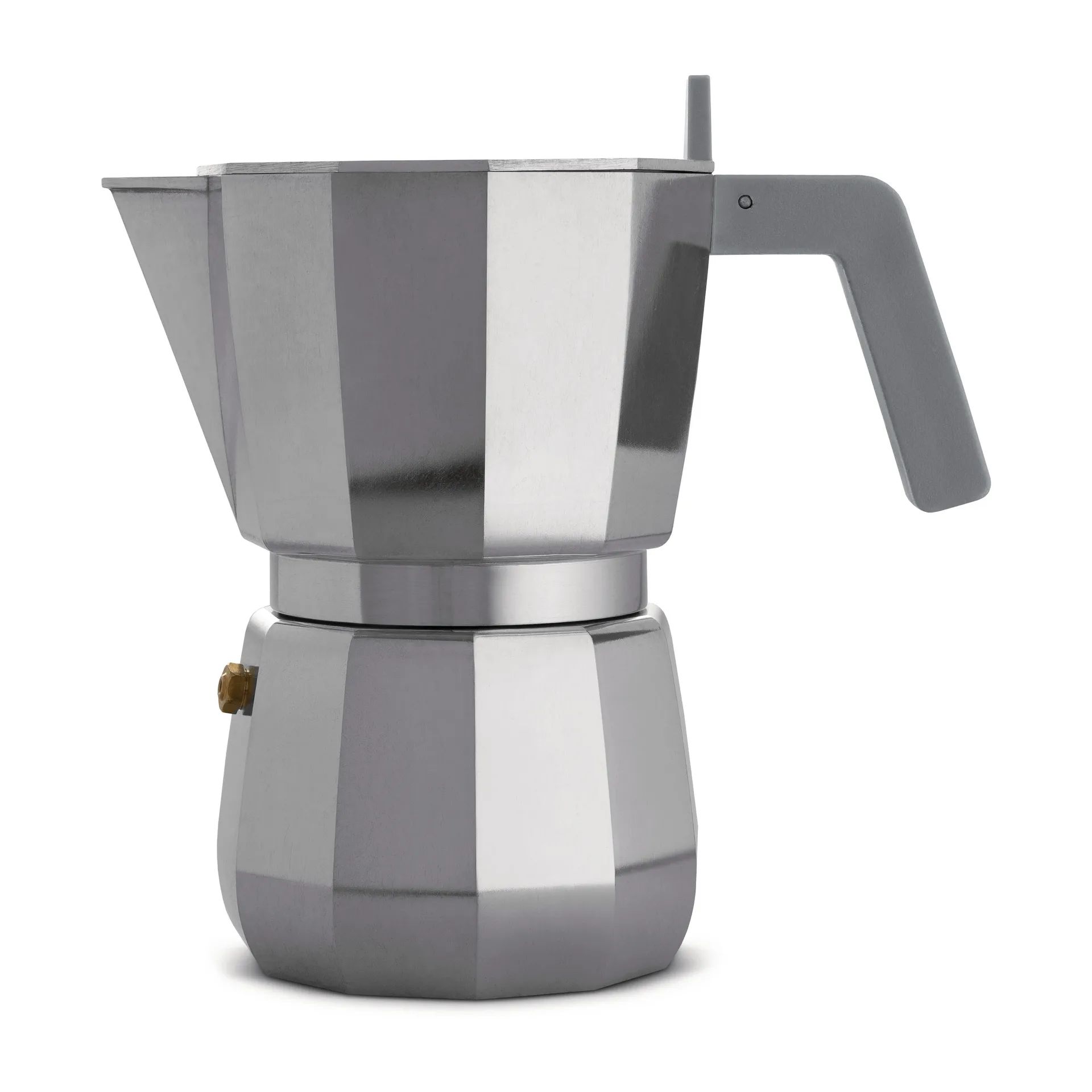 Moka espresso kaffebryggare induktion, 9 koppar Alessi